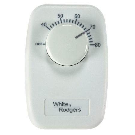 White-Rodgers White Rodgers Heating Dial Line Voltage Thermostat B50
